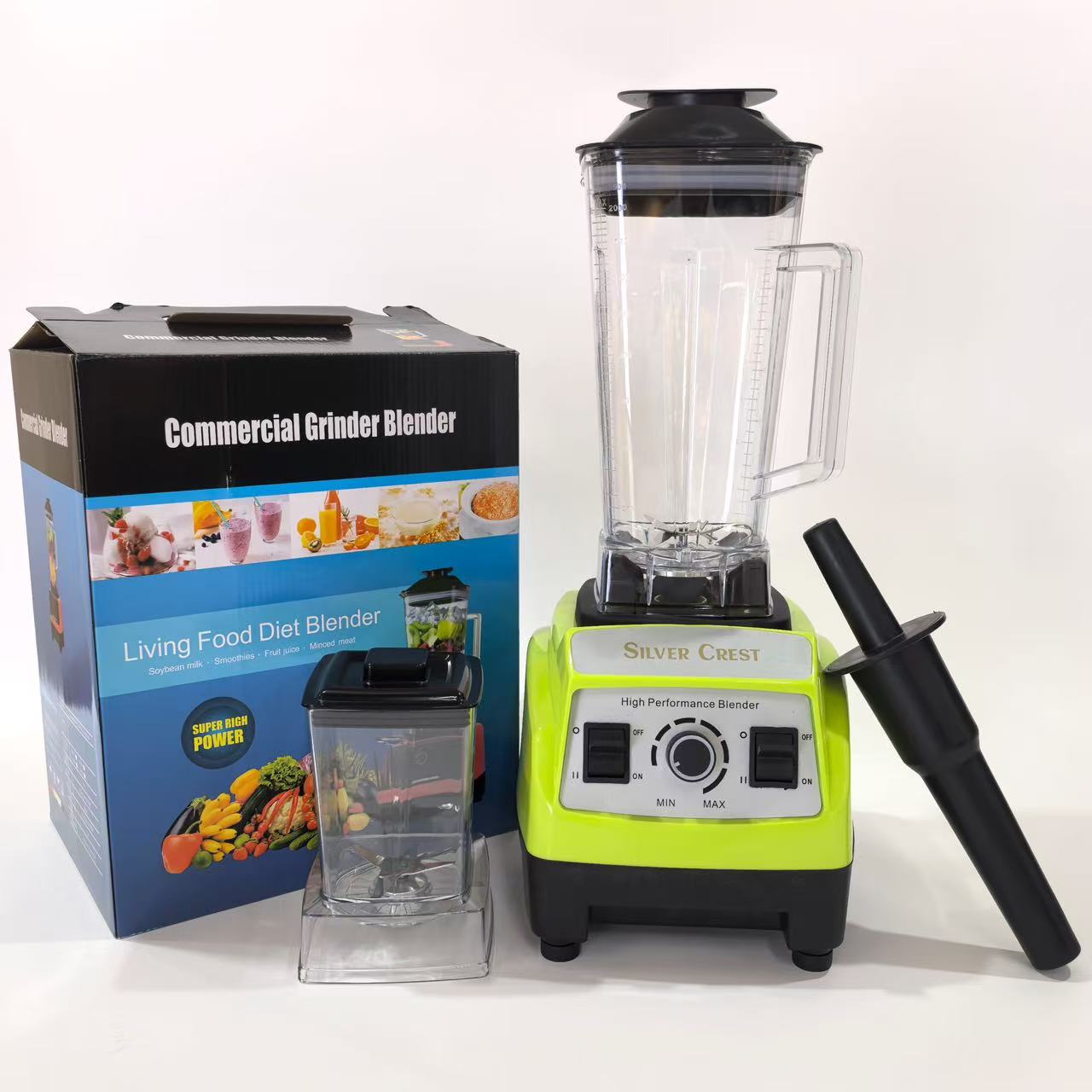 Juicer with dual cups 2L blender, household multifunctional mixer factory