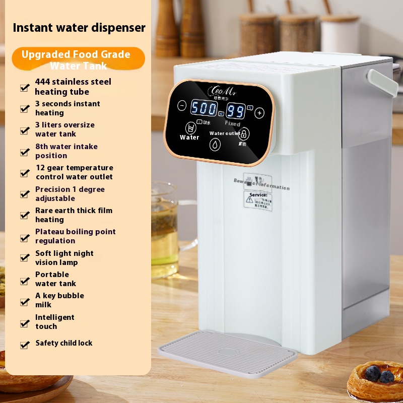 Household instant hot water dispenser desktop small water purifier adjustable temperature and water volume drinking machine factory