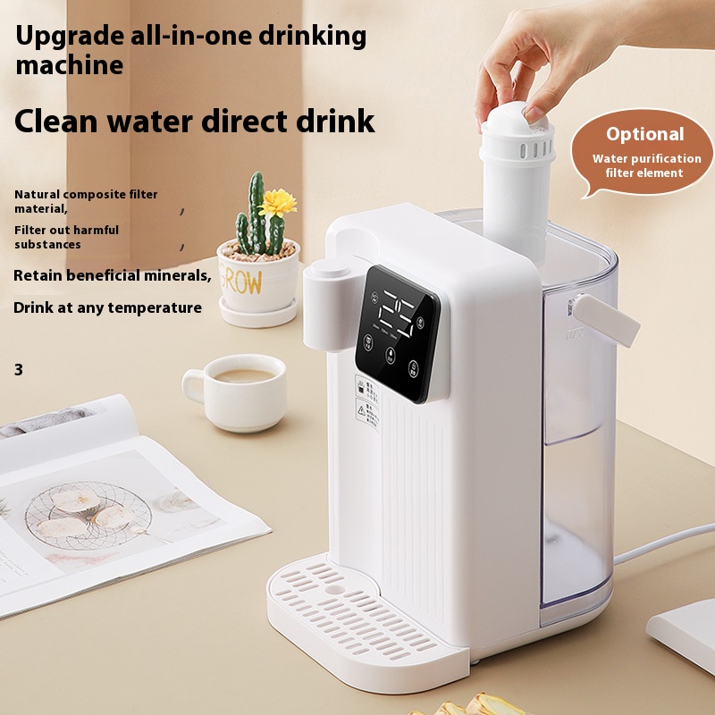 3L water dispenser small household instant heating drinking machine desktop intelligent touch control factory