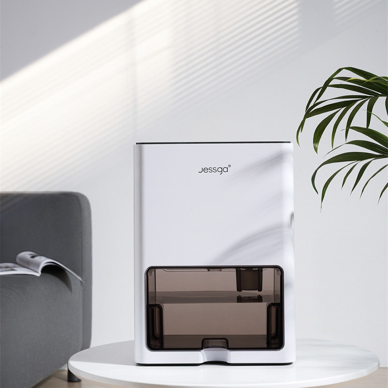 Household dehumidifier, quiet, small, smart, indoor dehumidifying and drying machine for humid weather. ...